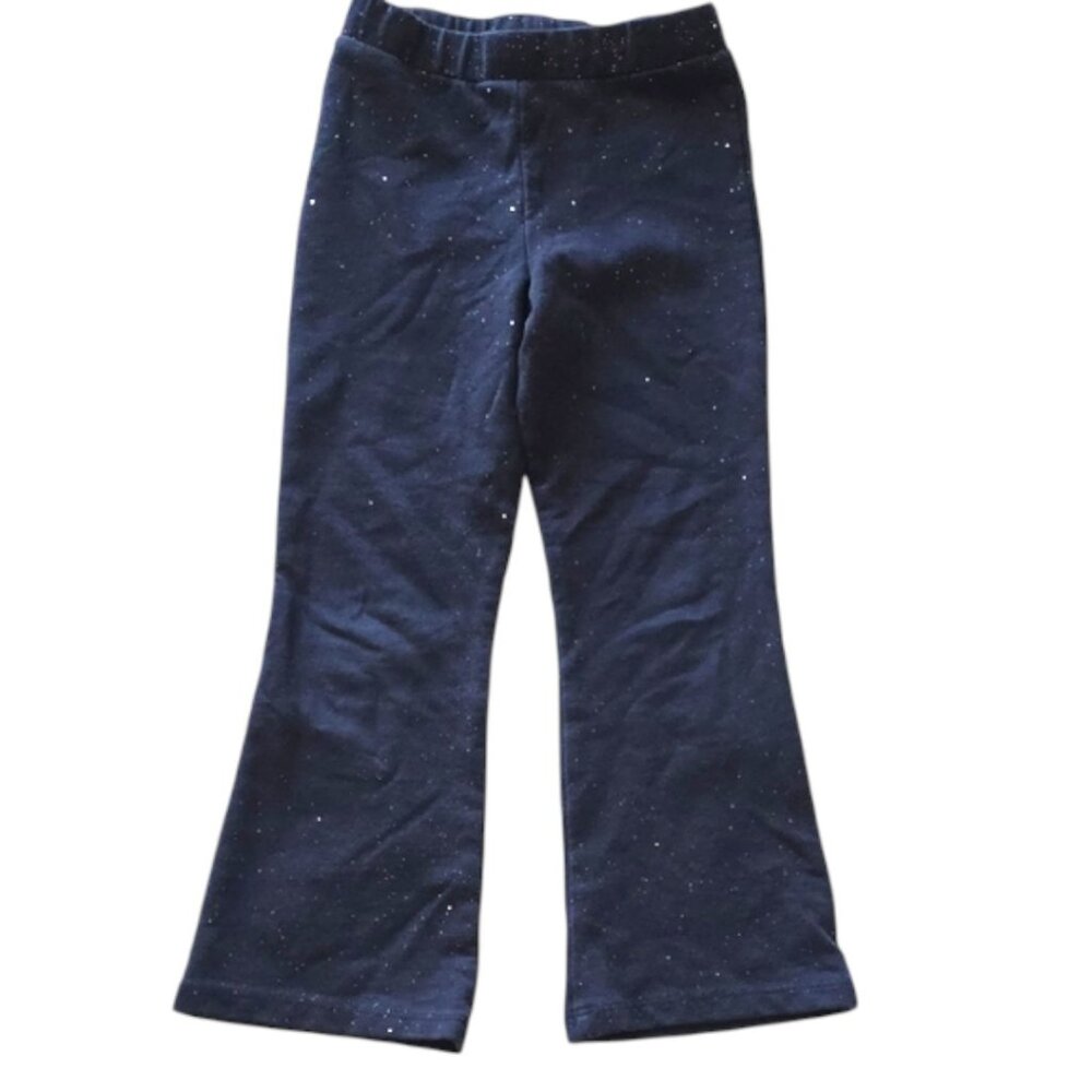 Garanimals Girls 5T Lot of 2 Glittery Navy and Black Flare Leggings/Pants T9 - Picture 4 of 9